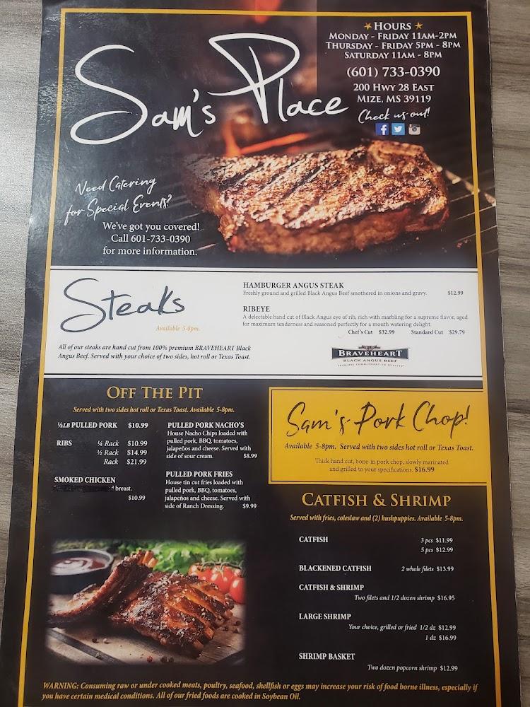Sam's Place Menu image 4